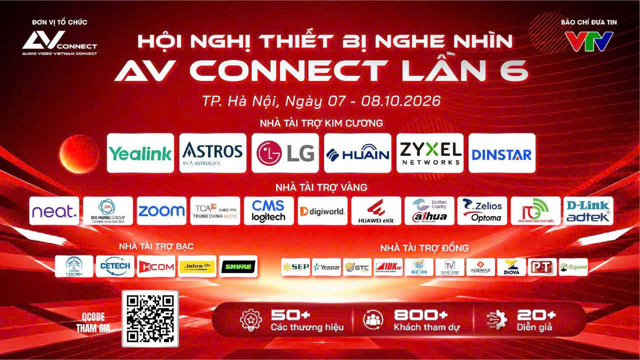 Background sự kiện AV Connect 2026