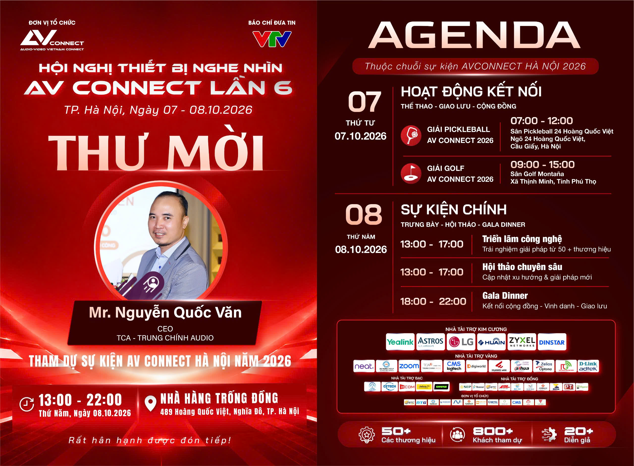 Thư mời AV Connect 2026 - CEO Nguyễn Quốc Văn