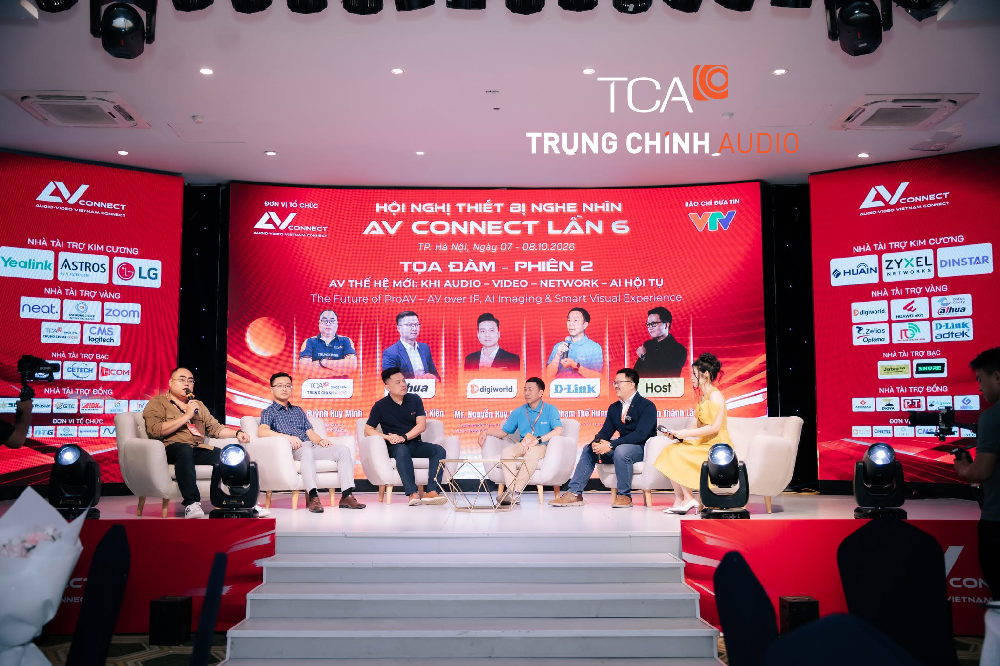 Anh Huỳnh Huy Minh - đại diện Trung Chính Audio tham gia buổi tọa đàm AV Connect 2026